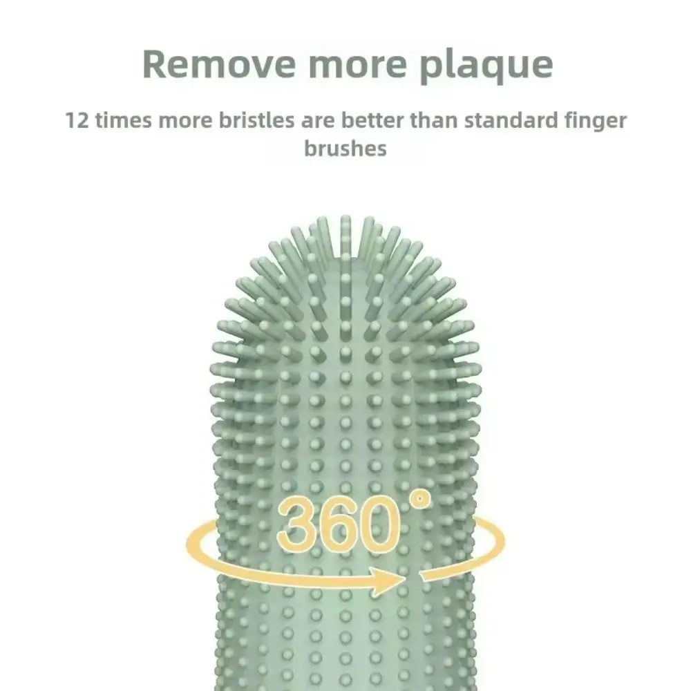 Silicone Finger Toothbrush For Dogs And Cats Dental Care