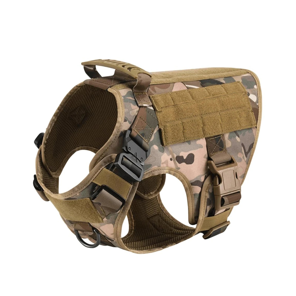 Petavel Tactical Dog Harness Padded Quick Release Molle System