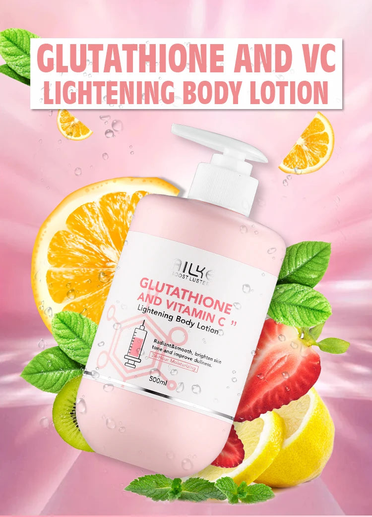 AILKE Vitamin C Glutathione Brightening Body Lotion for Smooth Skin