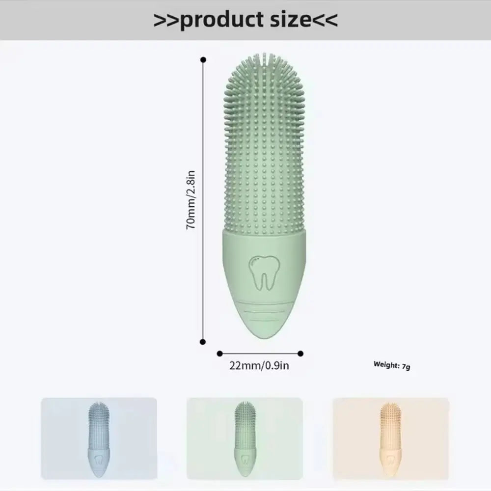 Silicone Finger Toothbrush For Dogs And Cats Dental Care