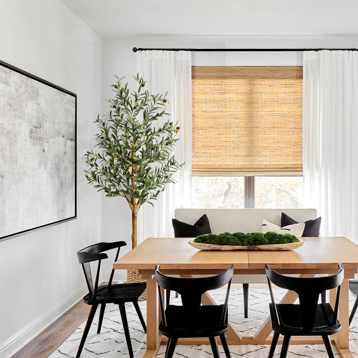 HiMISS Artificial Olive Tree for Home and Outdoor Decor