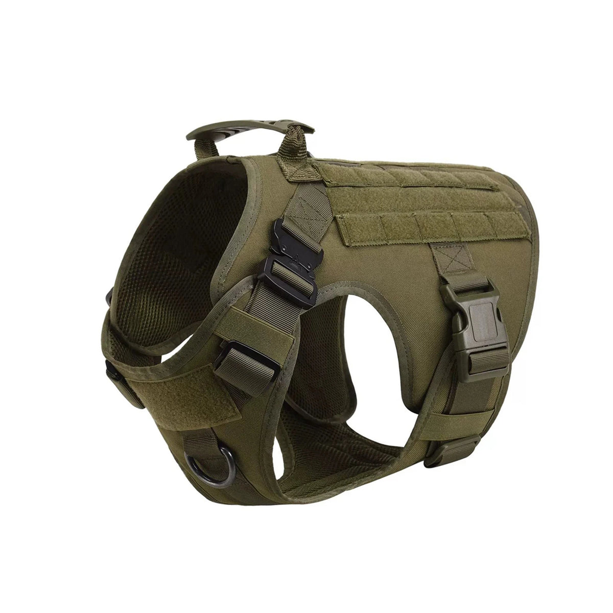 Petavel Tactical Dog Harness Padded Quick Release Molle System