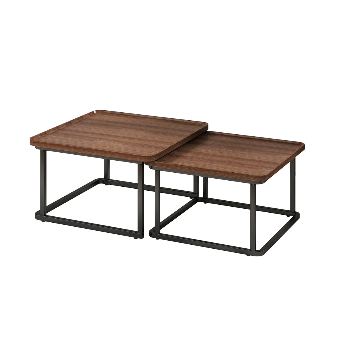 HiMISS Square Nesting Coffee Tables for Living Room