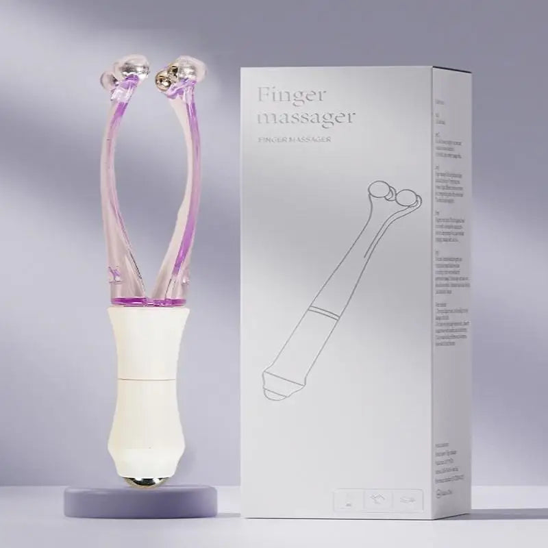 Handheld Finger Joint Acupoint Massager Roller for Relaxation and Circulation