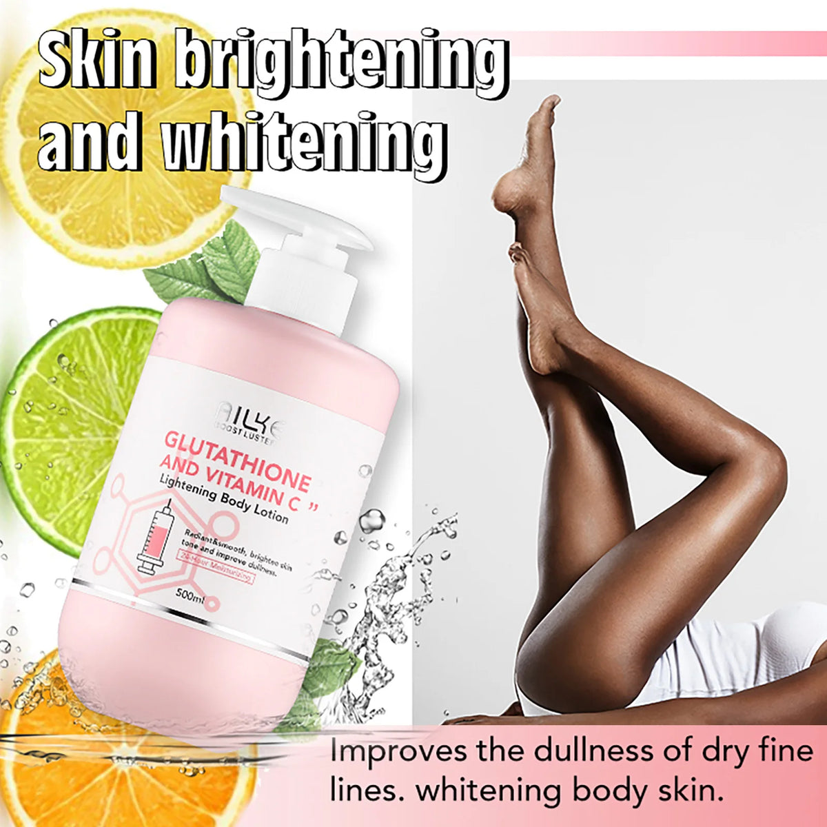 AILKE Vitamin C Glutathione Body Lotion For Brighter Skin