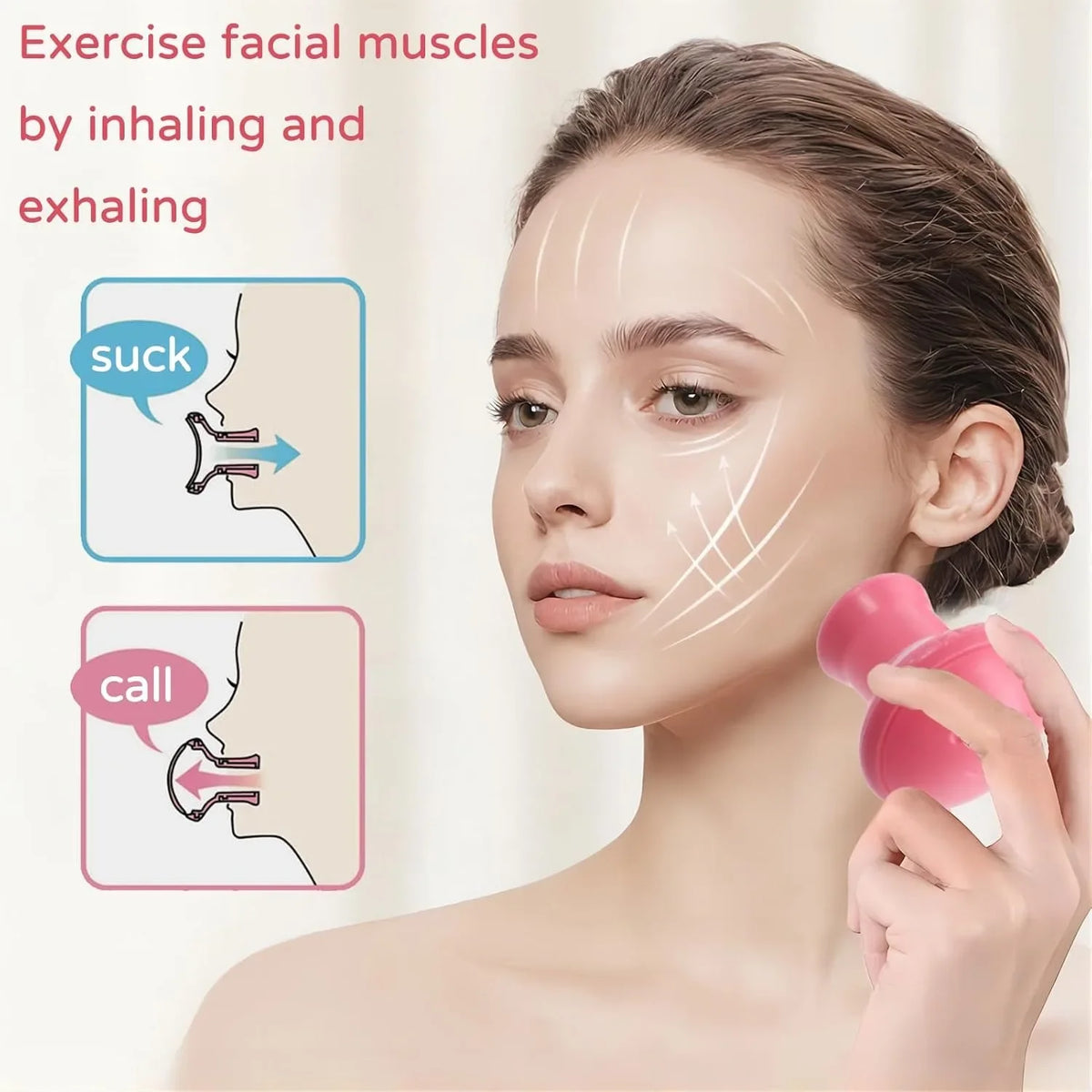 Face Exerciser Jawline Shaper for Facial Muscle Training Tool