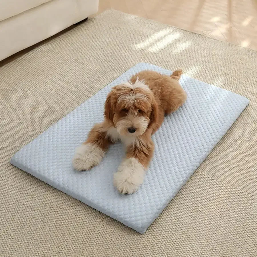 Breathable Cooling Cat and Dog Bed With Thick Cotton Padding