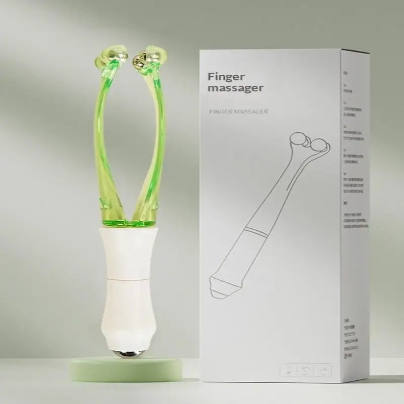 Handheld Finger Joint Acupoint Massager Roller for Relaxation and Circulation