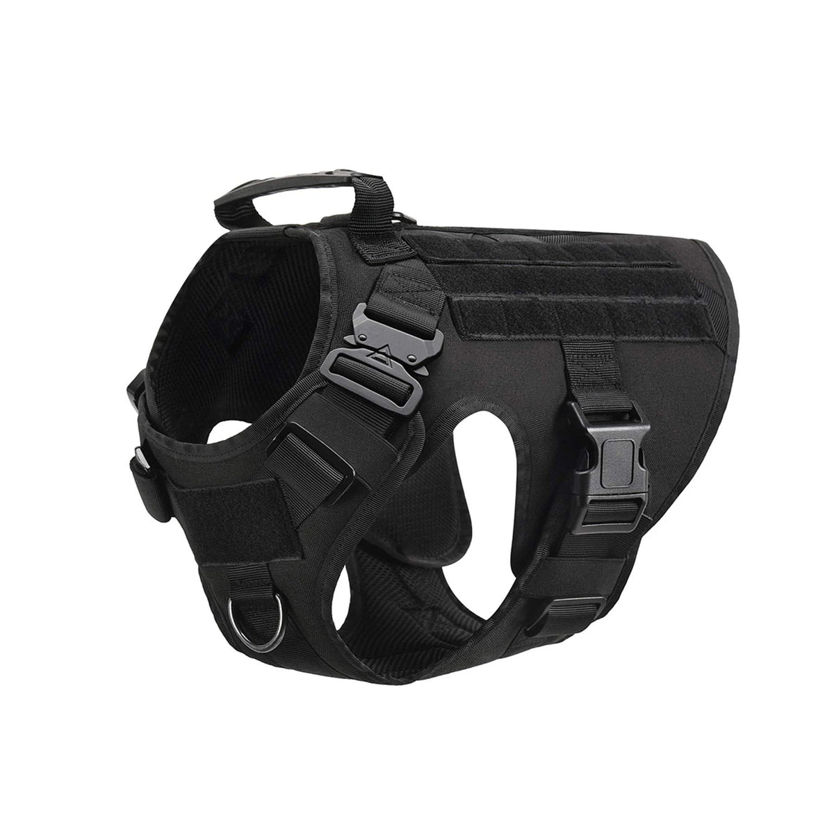 PetraVel Tactical Dog Harness With Molle Storage Pouch
