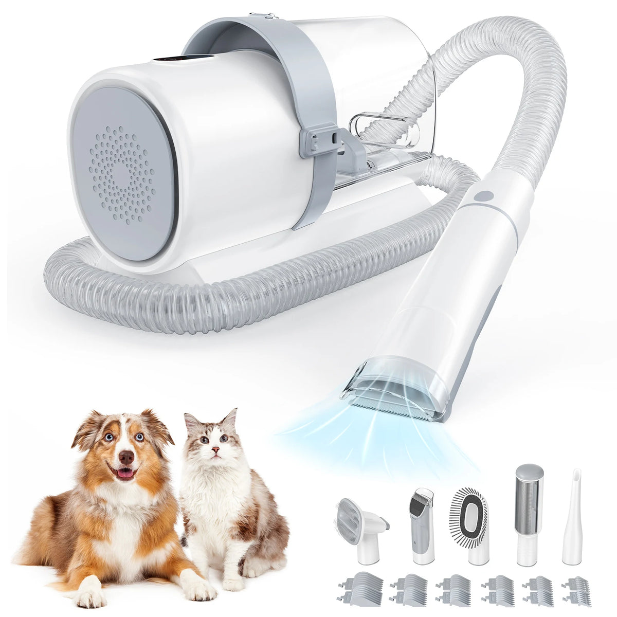 Sweetcrispy Professional Pet Grooming Vacuum With Cordless Clippers