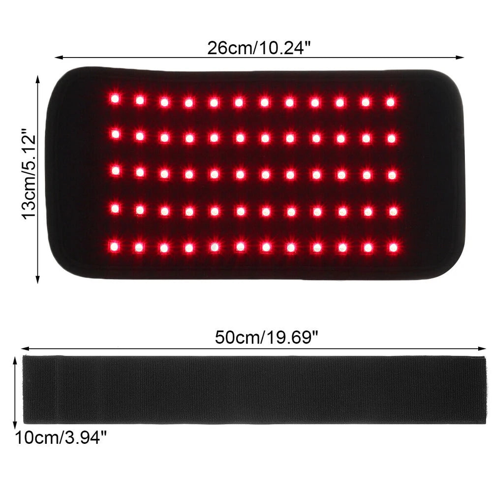 Portable Infrared LED Light Therapy Heat Pad for Body Relief
