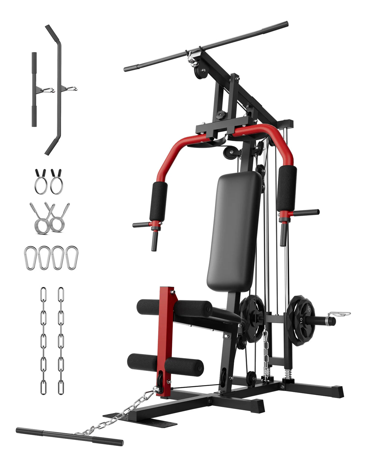 HiMISS Multifunctional Home Gym Equipment for Full Body Strength Training