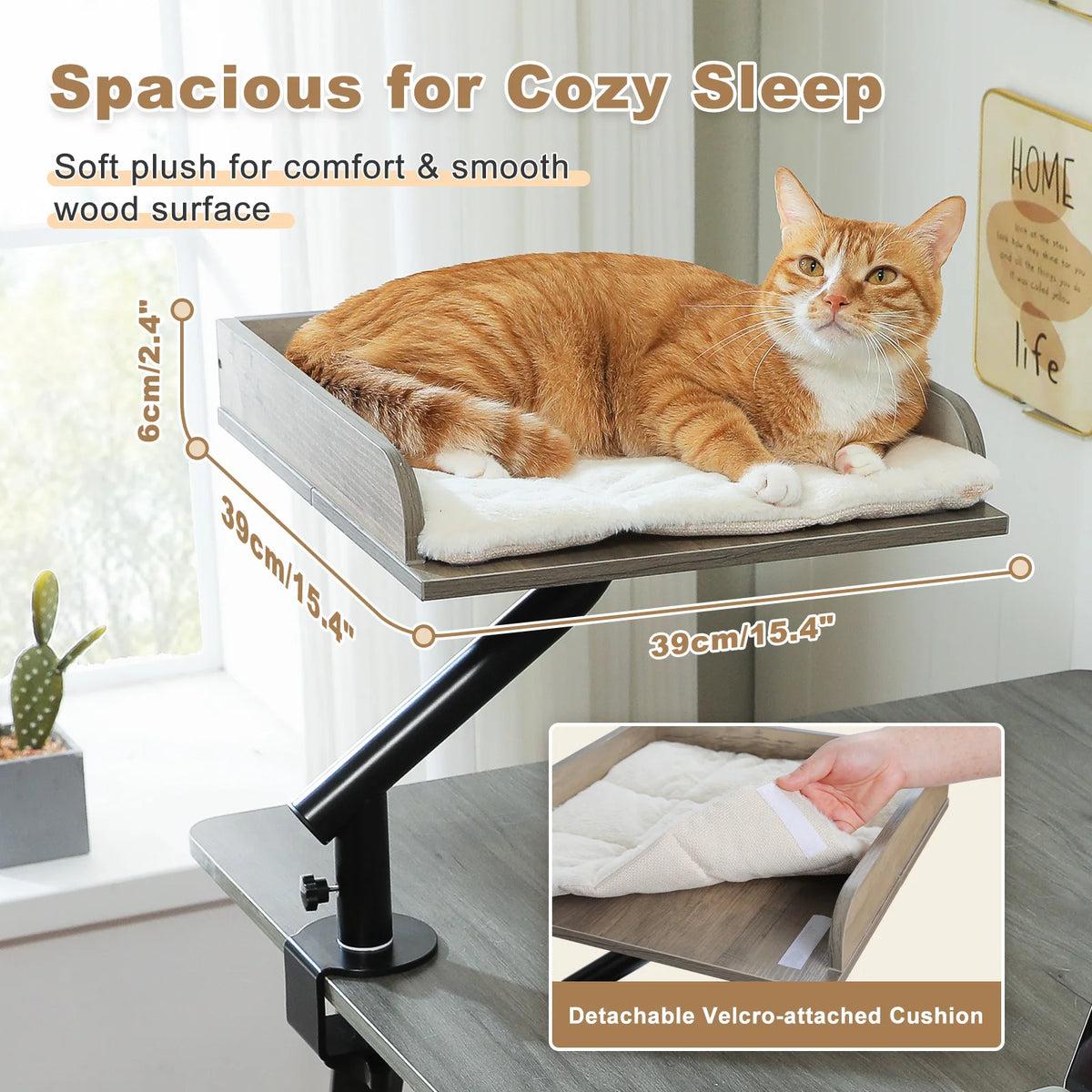 PAWZ Road Adjustable Cat Desk Bed And Hammock Stand