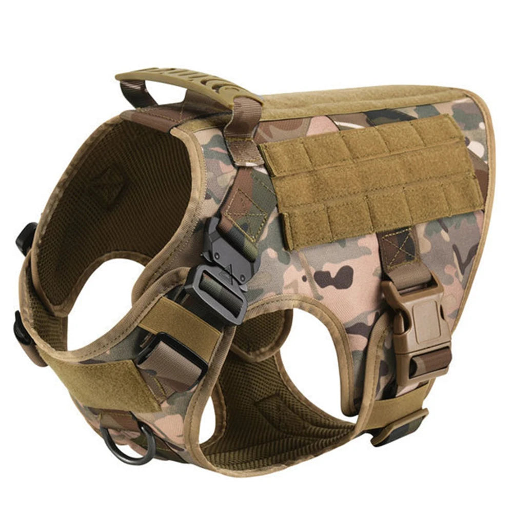 Petavel Padded Nylon Dog Harness And Leash Set Quick Release Buckle