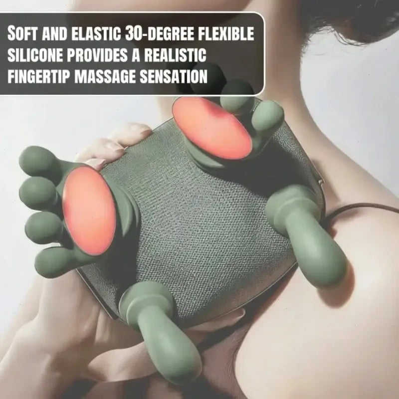 4D Shiatsu Neck And Shoulder Massager With Heat Relief