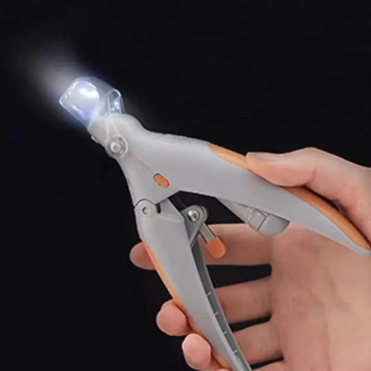 Led Light Pet Nail Clipper With Magnifier For Dogs And Cats