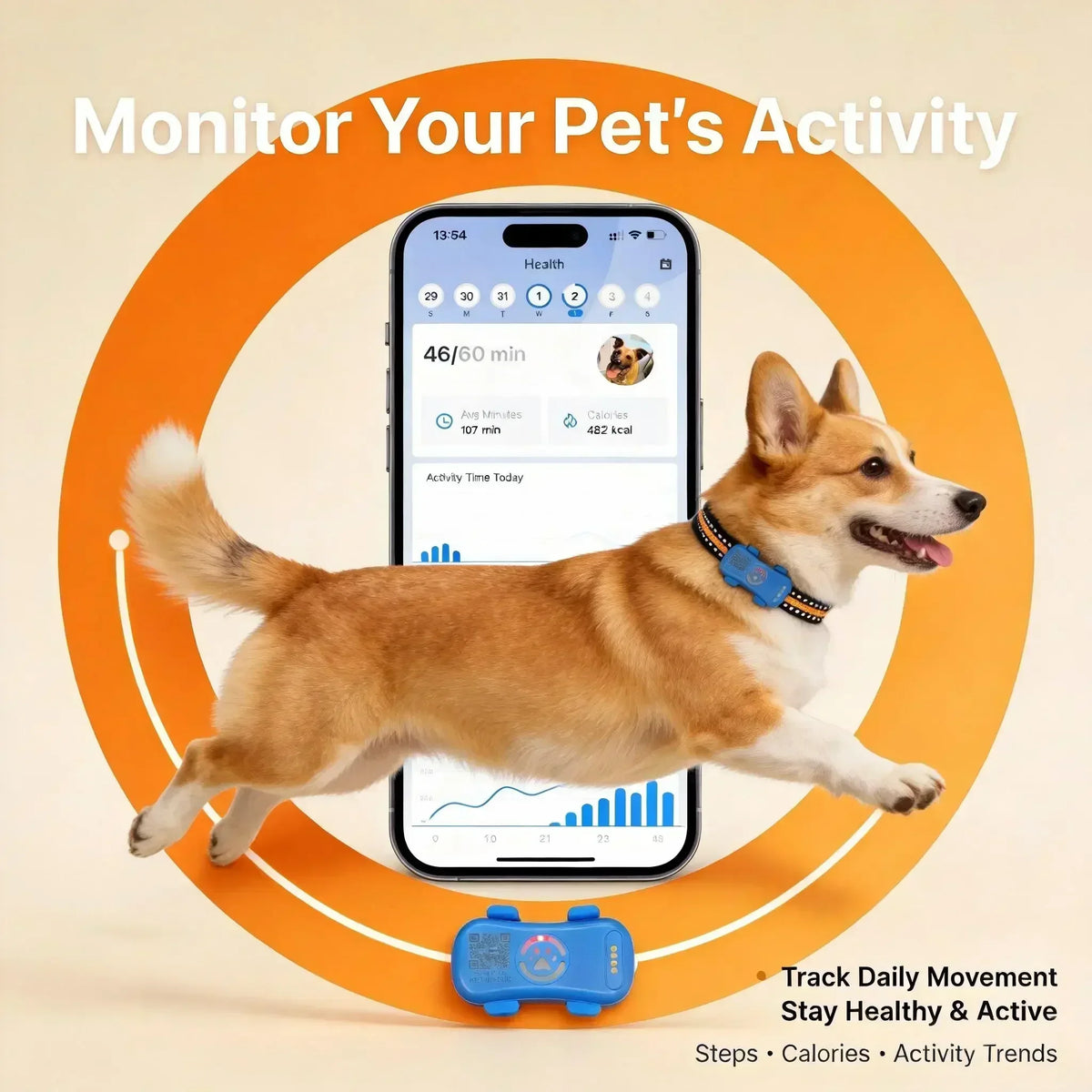 Wanwaytech 4G Pet Tracker Featuring Accurate GPS Location And Waterproofing