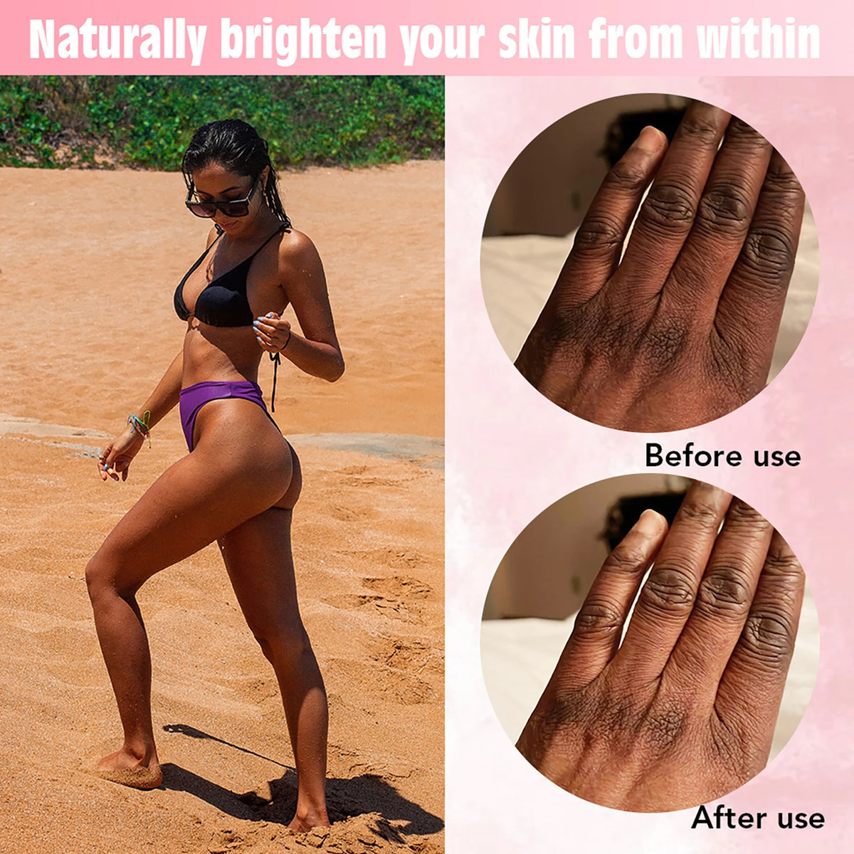 AILKE Vitamin C Glutathione Brightening Body Lotion for Smooth Skin