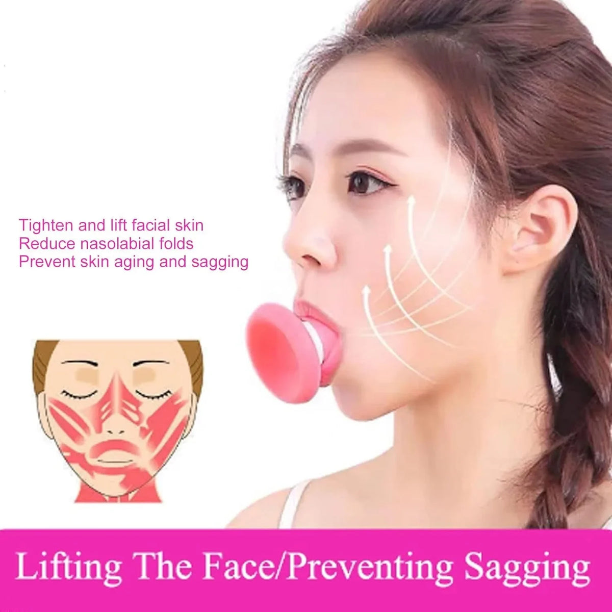 Face Exerciser Jawline Shaper for Facial Muscle Training Tool