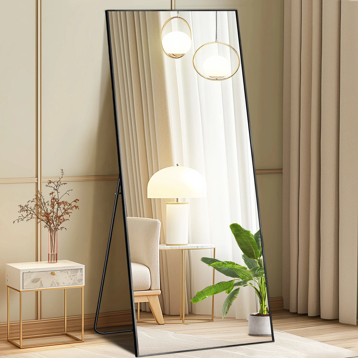 MCQ Arched Floor Vanity Mirror With Stand And Wall Mount