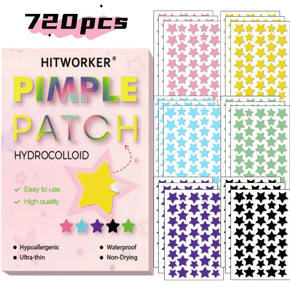 Star Shape Invisible Acne Pimple Patches For All Skin Types