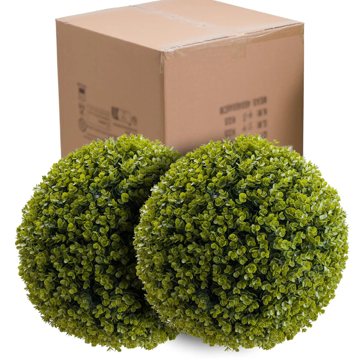 Studyset Artificial Cedar Topiary Balls for Outdoor Home Wedding Decor
