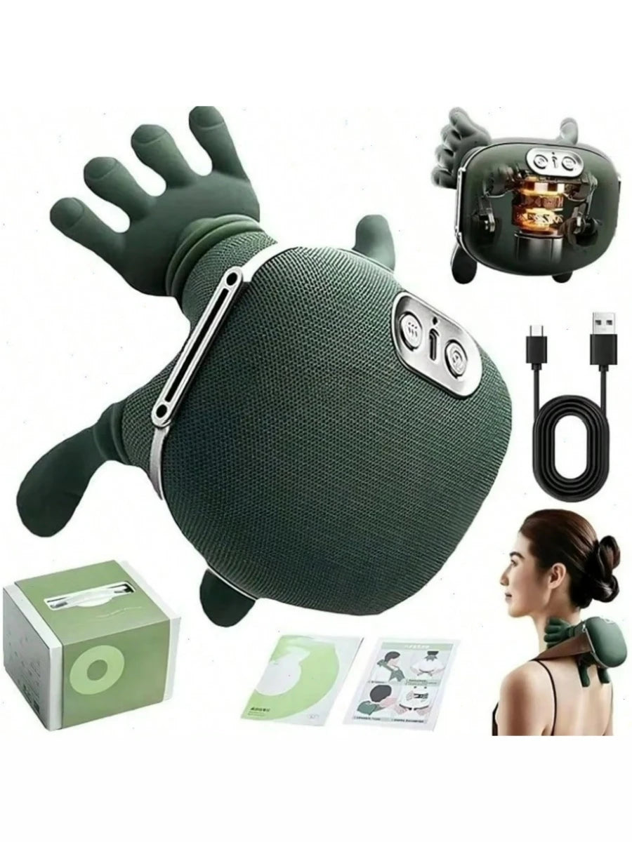 4D Shiatsu Neck And Shoulder Massager With Heat Relief