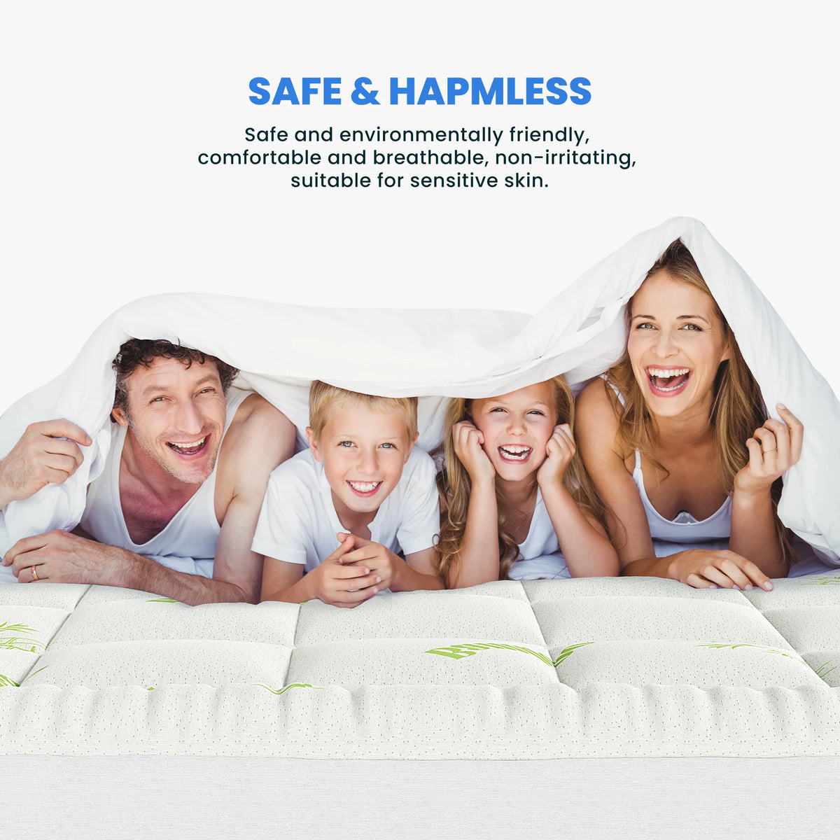 MCQ Bamboo Viscose Memory Foam Cooling Mattress Topper