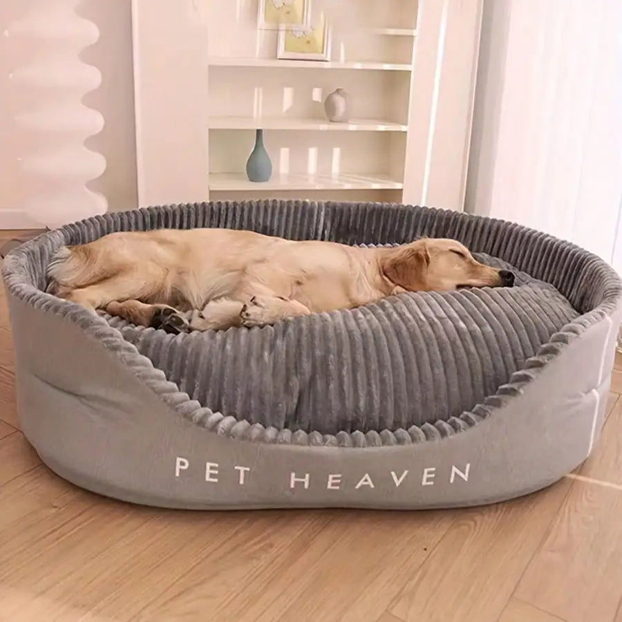 Plush Machine Washable Cotton Pet Bed For Dogs And Cats