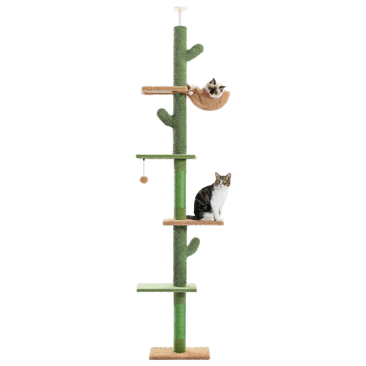 Pawz Road Five Tier Cactus Cat Tower With Hammock And Post