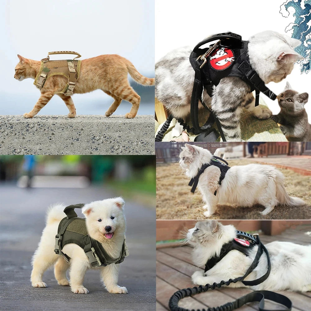 Petavel Tactical Escape Proof Harness Vest With Top Handle